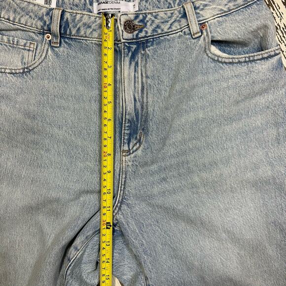 Garage Denim 90s Straight Droit Annees Jeans Size 13 Short Britney Blue - Picture 5 of 8